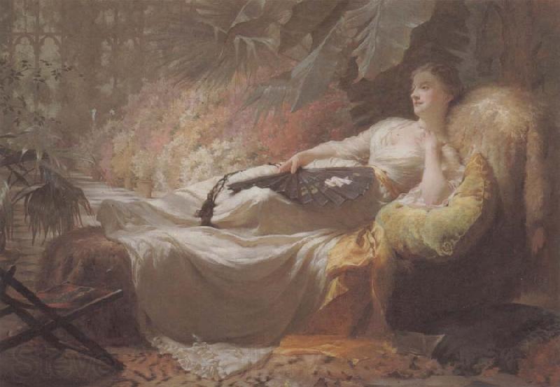 George Hicks Adelaide Maria France oil painting art